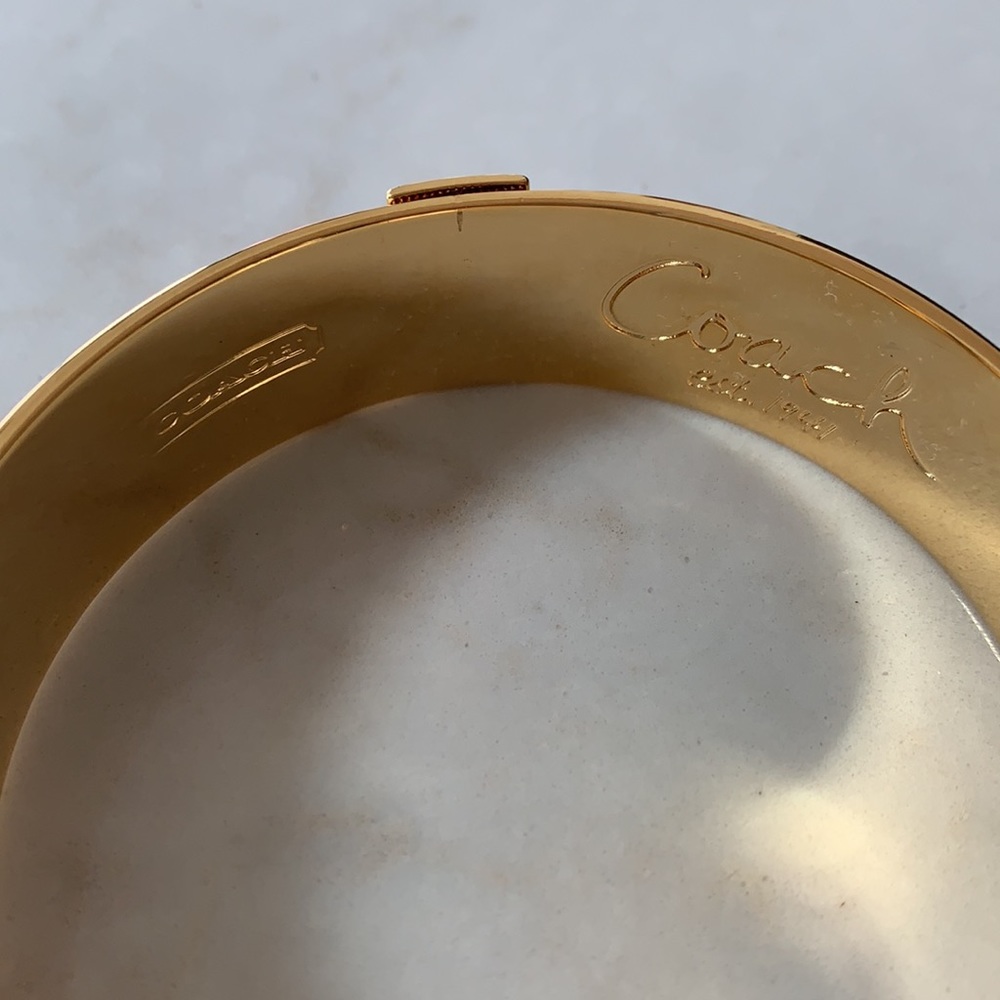Coach Legacy Enamel Bangle - Picture 4 of 6